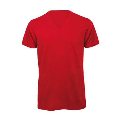 Férfi rövid ujjú póló B&C Inspire V/men T-Shirt -S, Piros