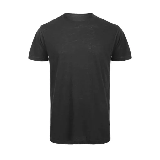Férfi rövid ujjú organikus felső B and C Organic Inspire Slub /men T-shirt 2XL, Chic Anthracite