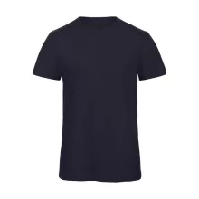 Férfi rövid ujjú organikus felső B and C Organic Inspire Slub /men T-shirt 2XL, Chic Sötétkék (
