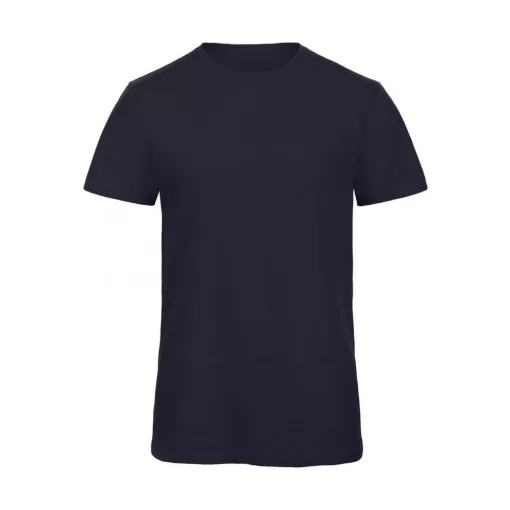 Férfi rövid ujjú organikus felső B and C Organic Inspire Slub /men T-shirt 3XL, Chic Sötétkék (