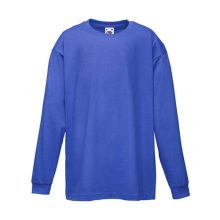 Gyerek póló  Hosszú ujjú Fruit of the Loom Valueweight Long Sleeve T Kids   Fehér   urespolo.hu