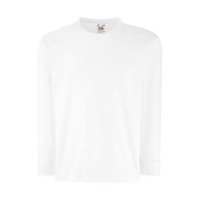Gyerek póló  Hosszú ujjú Fruit of the Loom Valueweight Long Sleeve T Kids   Fehér   urespolo.hu