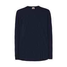 Gyerek póló  Hosszú ujjú Fruit of the Loom Valueweight Long Sleeve T Kids   Fehér   urespolo.hu