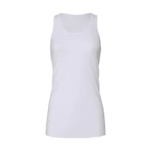 Női ujjatlan póló Bella Canvas Flowy Racerback Tank Top M, Fehér