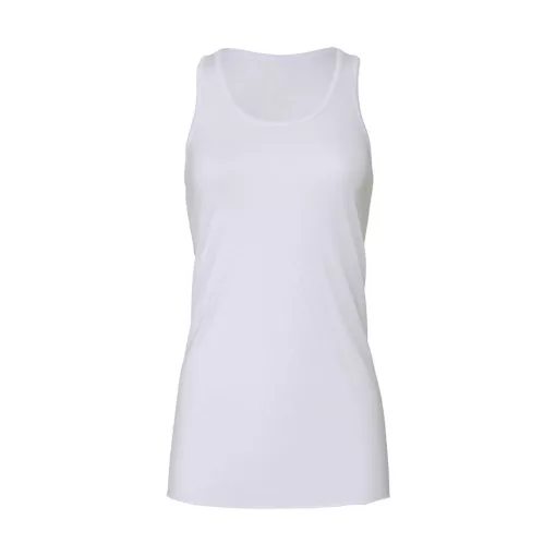 Női ujjatlan póló Bella Canvas Flowy Racerback Tank Top M, Fehér