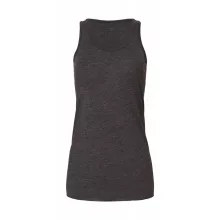 Női ujjatlan póló Bella Canvas Flowy Racerback Tank Top M, Heather sötétszürke