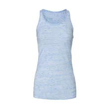 Női ujjatlan póló Bella Canvas Flowy Racerback Tank Top M, kék Marble