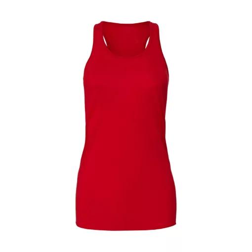 Női ujjatlan póló Bella Canvas Flowy Racerback Tank Top M, Piros