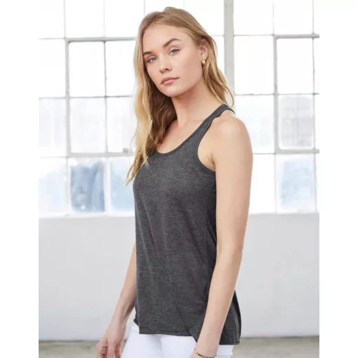 Női ujjatlan póló Bella Canvas Flowy Racerback Tank Top M, Piros