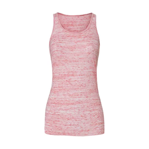 Női ujjatlan póló Bella Canvas Flowy Racerback Tank Top M, Piros Marble