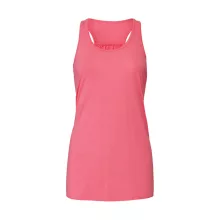 Női ujjatlan póló Bella Canvas Flowy Racerback Tank Top M, Neon Rózsaszín