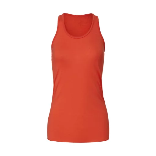 Női ujjatlan póló Bella Canvas Flowy Racerback Tank Top M, Korall