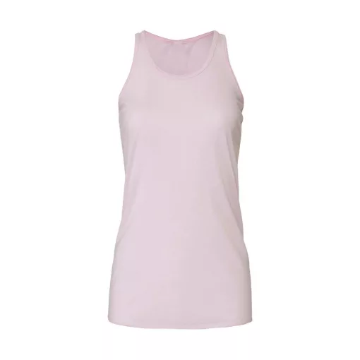 Női ujjatlan póló Bella Canvas Flowy Racerback Tank Top M, Soft Világos rózsaszín (pink)