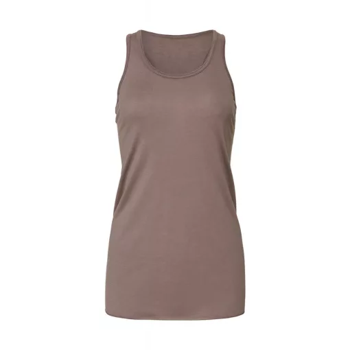 Női ujjatlan póló Bella Canvas Flowy Racerback Tank Top M, Pebble Barna
