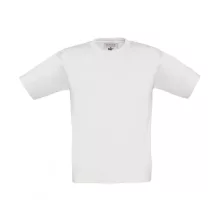 Gyerek rövid ujjú póló B and C Exact 190/kids T-Shirt 9/11 (134/146), Fehér