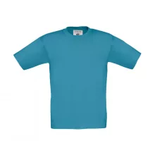 Gyerek rövid ujjú póló B and C Exact 190/kids T-Shirt 3/4 (98/104), Úszómedence kék