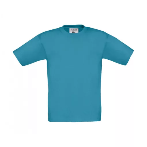 Gyerek rövid ujjú póló B and C Exact 190/kids T-Shirt 12/14 (152/164), Úszómedence kék