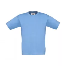 Gyerek rövid ujjú póló B and C Exact 190/kids T-Shirt 3/4 (98/104), Ég kék