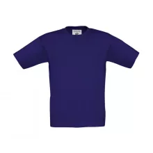 Gyerek rövid ujjú póló B and C Exact 190/kids T-Shirt 7/8 (122/128), Indigo