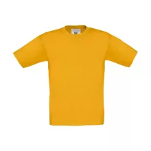Gyerek rövid ujjú póló B and C Exact 190/kids T-Shirt 3/4 (98/104), Aranysárga