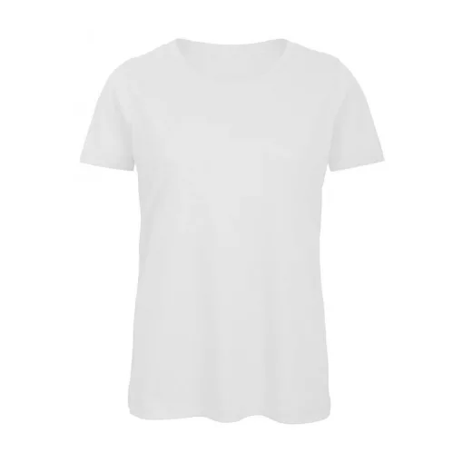 Női rövid ujjú organikus póló B and C Organic Inspire T /women T-Shirt XS, Fehér