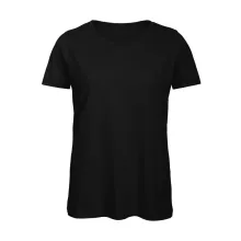 Női rövid ujjú organikus póló B and C Organic Inspire T /women T-Shirt 2XL, Fekete