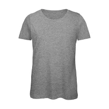 Női rövid ujjú organikus póló B and C Organic Inspire T /women T-Shirt XL, Sportszürke
