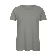 Női rövid ujjú organikus póló B and C Organic Inspire T /women T-Shirt XS, Világos szürke