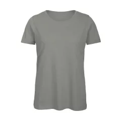 Női rövid ujjú organikus póló B and C Organic Inspire T /women T-Shirt XS, Világos szürke