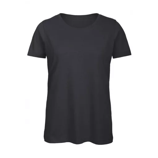 Női rövid ujjú organikus póló B and C Organic Inspire T /women T-Shirt M, Sötétszürke