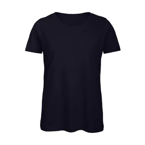 Női rövid ujjú organikus póló B and C Organic Inspire T /women T-Shirt 2XL, Sötétkék (navy)
