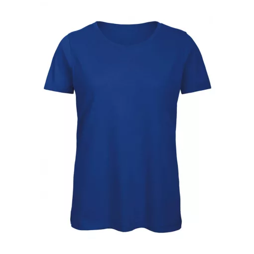 Női rövid ujjú organikus póló B and C Organic Inspire T /women T-Shirt S, Királykék