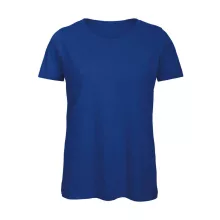 Női rövid ujjú organikus póló B and C Organic Inspire T /women T-Shirt XL, Királykék