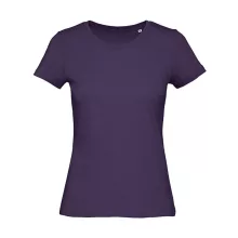 Női rövid ujjú organikus póló B and C Organic Inspire T /women T-Shirt XS, Városi lila