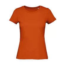 Női rövid ujjú organikus póló B and C Organic Inspire T /women T-Shirt L, Városi narancssárga