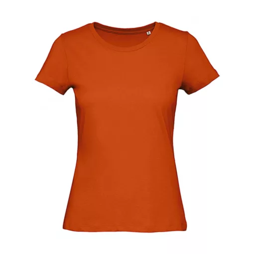 Női rövid ujjú organikus póló B and C Organic Inspire T /women T-Shirt 2XL, Városi narancssárga