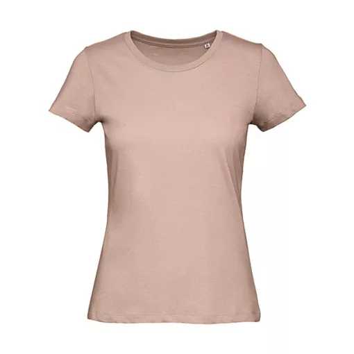 Női rövid ujjú organikus póló B and C Organic Inspire T /women T-Shirt XL, Millenáris rózsaszín