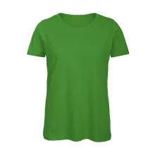 Női rövid ujjú organikus póló B and C Organic Inspire T /women T-Shirt M, Igazi zöld