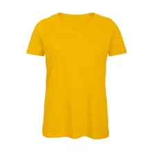 Női rövid ujjú organikus póló B and C Organic Inspire T /women T-Shirt XS, Aranysárga