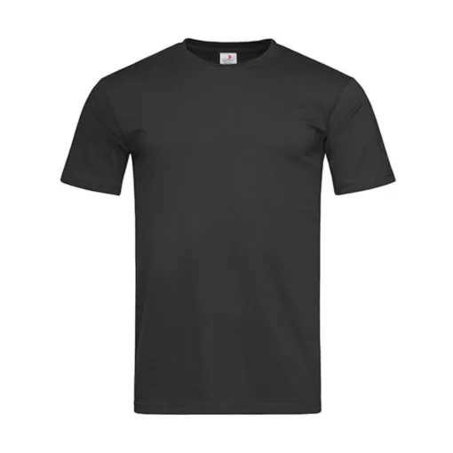 Férfi rövid ujjú póló Stedman Classic-T Fitted -L, Fekete opál