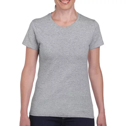 Női póló  Rövid ujjú Gildan Ladies' Heavy Cotton T-Shirt   Sportszürke   urespolo.hu