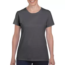 Női póló  Rövid ujjú Gildan Ladies' Heavy Cotton T-Shirt   Sötét heather szürke   urespolo.hu