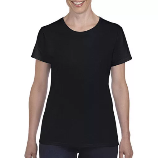 Női póló  Rövid ujjú Gildan Ladies\' Heavy Cotton T-Shirt   Sötétkék (navy)   urespolo.hu