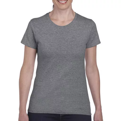 Női póló  Rövid ujjú Gildan Ladies\' Heavy Cotton T-Shirt   Sötétkék (navy)   urespolo.hu