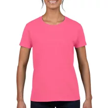 Női póló  Rövid ujjú Gildan Ladies' Heavy Cotton T-Shirt   Safety rózsaszín   urespolo.hu