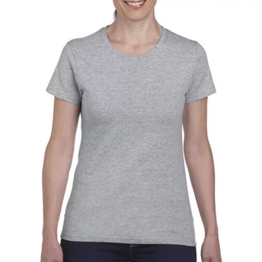 Női póló  Rövid ujjú Gildan Ladies\' Heavy Cotton T-Shirt   Világos rózsaszín (pink)   urespolo