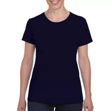 Női póló  Rövid ujjú Gildan Ladies\' Heavy Cotton T-Shirt   Azálea (világos rózsaszín)   urespo