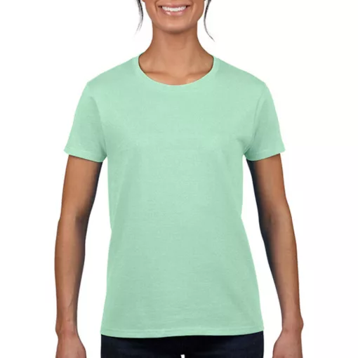 Női póló  Rövid ujjú Gildan Ladies' Heavy Cotton T-Shirt   Mentazöld   urespolo.hu