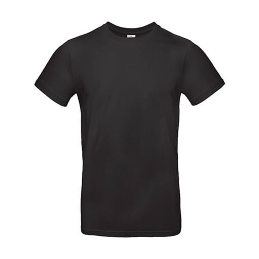 Férfi rövid ujjú póló B&C #E190 T-Shirt -XS, Fekete
