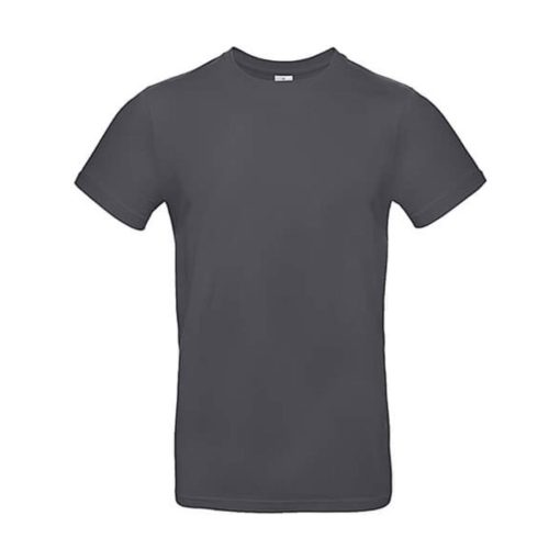 Férfi rövid ujjú póló B&C #E190 T-Shirt -XS, Sötétszürke